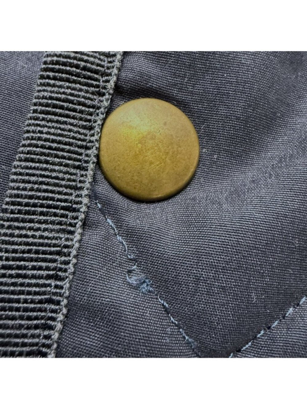 Peter Elliot Toddler Boys Quilted Jacket Size 2 Navy Barn Coat Corduroy Collar - Picture 9 of 10